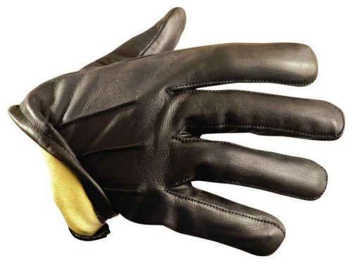 Kevlar lined leather duty gloves - cut resistant kevlar liner size medium for sale