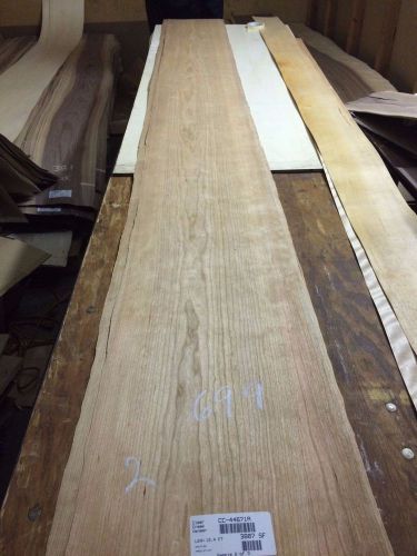 Wood  Cherry Veneer   120x13  total 2  pcs  RAW VENEER  N699.