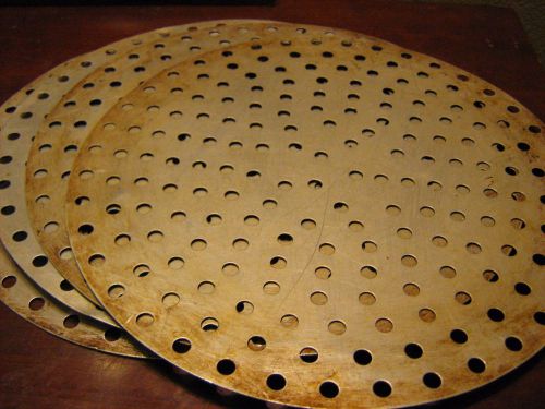 4 Commercial Pizza Disk 14&#034; Perforated