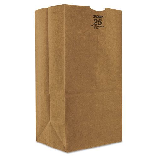 12.5-lb kraft paper bags, natural, 500/carton for sale