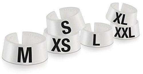 Mark Bric 0-S-XXL101W Classic Size Marker Letter Set Includes 6 Sizes 500 Pack