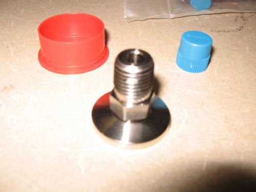 Ideal adapter kf-10 to 1/4&#034; male npt in stainless steel for sale