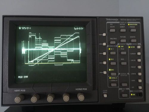 Tektronix 601E Waveform/vectorscope Digital SDI video Monitor