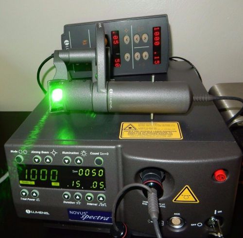 Lumenis Novus Spectra Laser with Haag Streit Slitlamp adapter