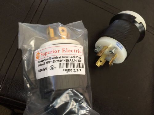 Electrical twist-lock plug 3 &amp; 4 wire plugs - both are new for sale