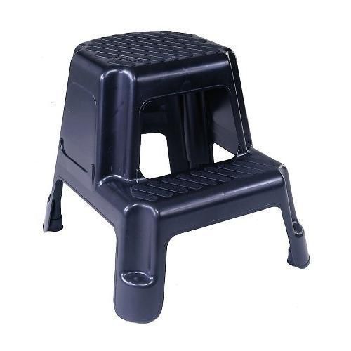 Cosco 11-911BLK Two-Step Molded Step Stool, Black New