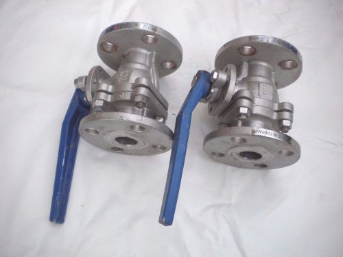 1&#034; TCI flanged ball valve stainless steel 316