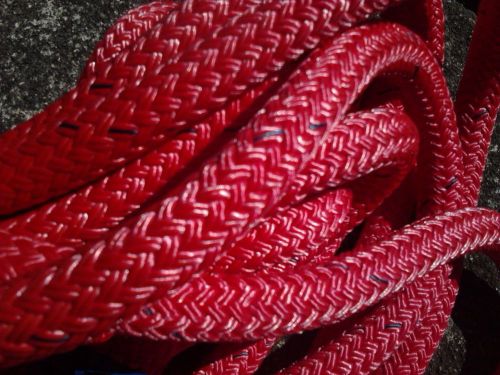 32&#039; of 5/8&#034; red stable braid low stretch polyester for sale