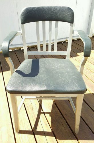 Emeco navy chair with arms