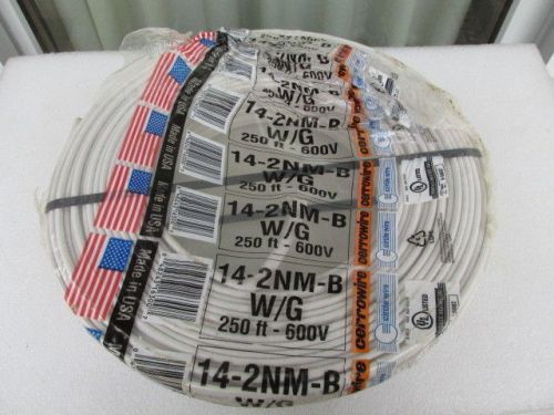 Circle 14-2 Cerrowire Residential Electrical Building Wire 14/2 W/G 250 ft NM-B