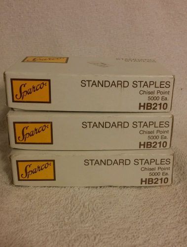 Sparco Staples HB210 Vintage THREE BOXES