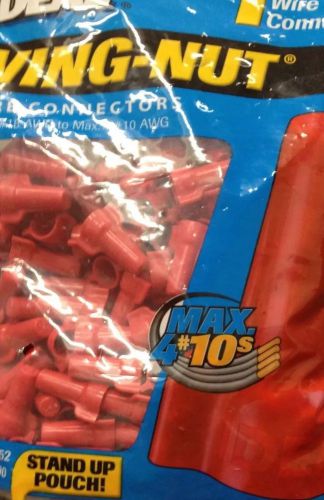 Ideal tools 30-652 wing-nuts red  bags of 500. lot sale of (2) for sale