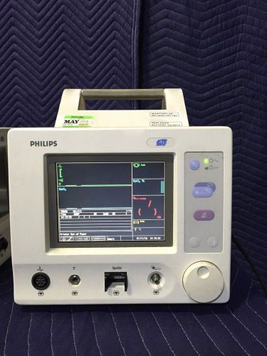 Philips A3 M3929A Patient Monitor COLOR ( SpO2, NIBP, ECG)