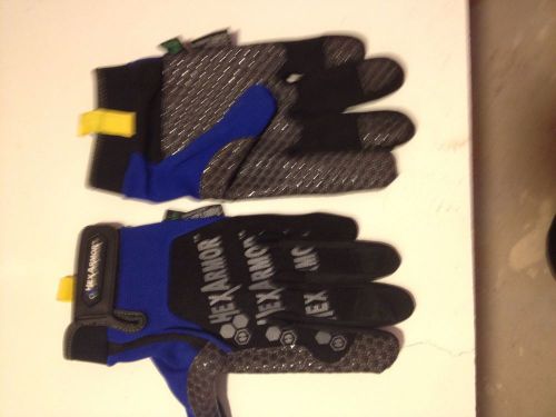 Hex armor cut resistant work / driver&#039;s gloves mpn# 4010 size large (9) for sale