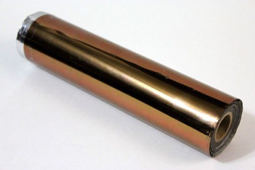 Hot stamping metallic copper foil 9 1/2&#034; x 400&#039; roll 1&#034; core, made in u.s.a. for sale