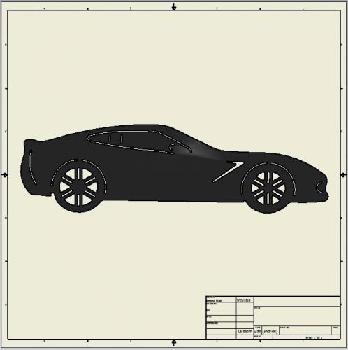 DXF File ( Corvette )