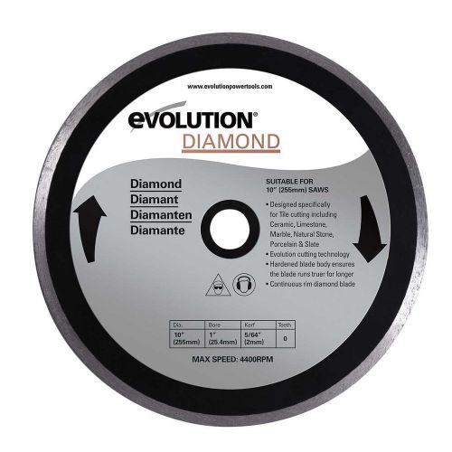 Evolution 10&#034; Diamond Tile Blade 10BLADEDM