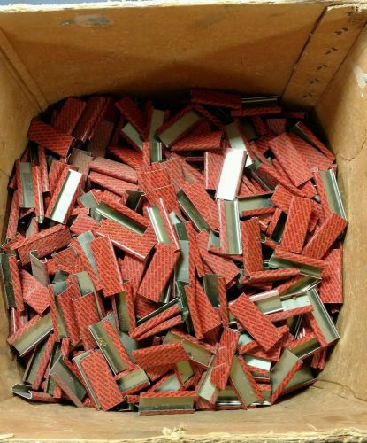 38lbs of 7/8&#034; x 2-1/4&#034; steel strapping banding clips clamps for sale