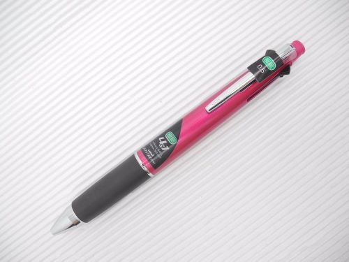 Pink UNI-BALL Multi-Function 4+1 0.5mm ball point pen &amp;0.5mm pencil(Japan)