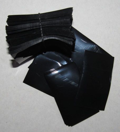 Heat shrink wrap band round bottle tamper seal 48 x 28mm - black for sale