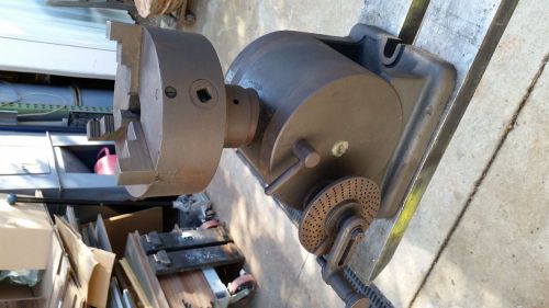 Large indexing dividing head l-w chuck co. toledo ohio usa with chuck for sale