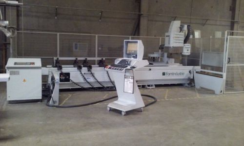 2008 fom argo 40 rm 3-axis cnc router for aluminum extrusion 596 hrs. for sale