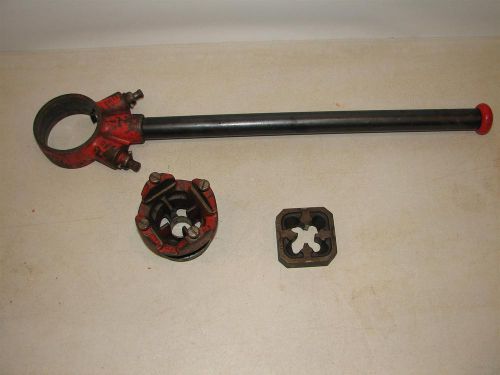 Reed ratcheting pipe threader w/ handle &amp; insert for sale