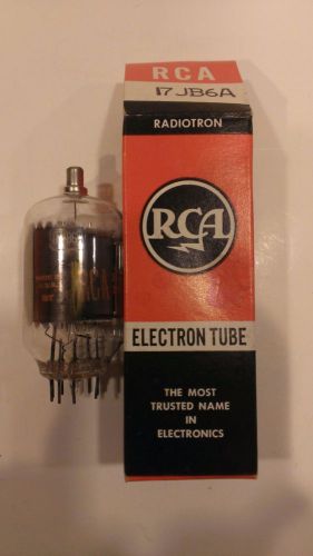 VINTAGE TELEVISION VACUUM TUBE RCA 17JB6A NEW OLD STOCK IN BOX