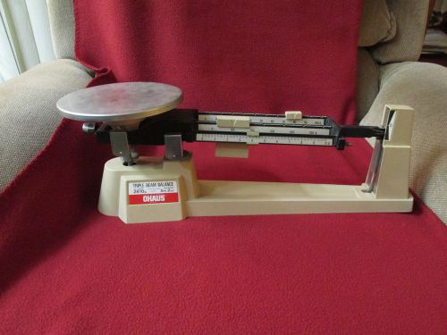 Ohaus balance 2610g scale triple beam steel for sale