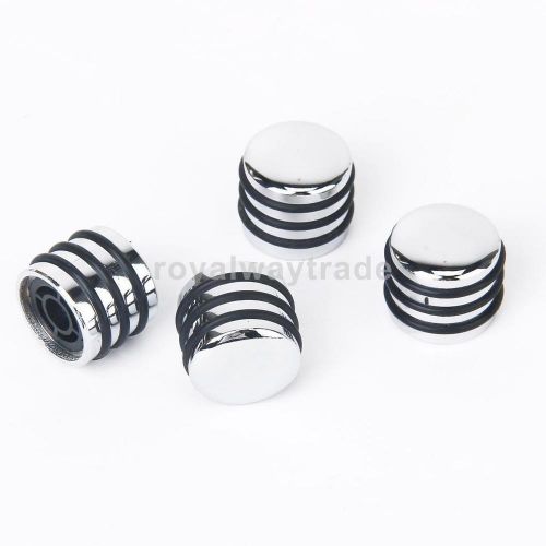 4 Pcs Rotary Knobs for 6mm Dia. Shaft Potentiometer Silvery NEW
