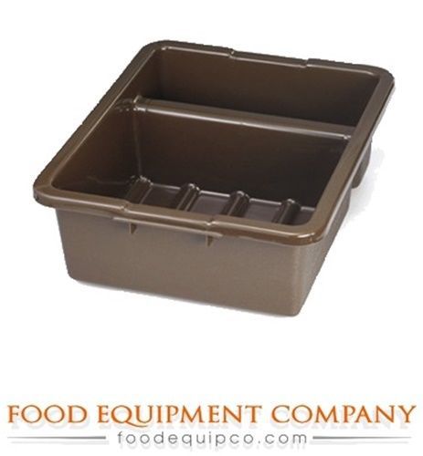 Tablecraft 1547BR Tote Box 22&#034; x 15&#034; x 7&#034; divided reinforced handles...