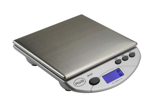 AMW-13 Silver Digital Postal Kitchen Scale 13 lbs x 0.1 oz