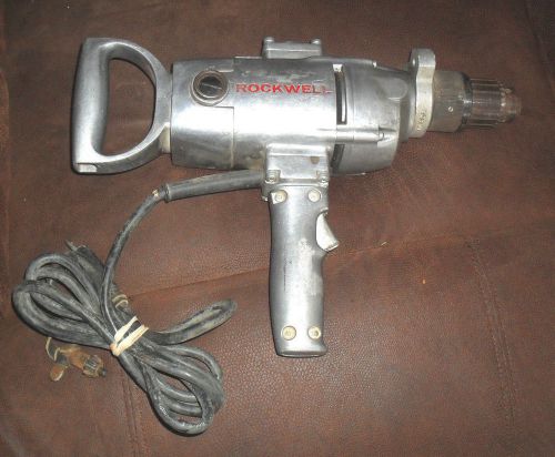 Vintage Rockwell Hammer Drill -  Model 612  Great Condition