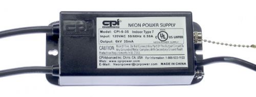 CPI Advanced 6,000 Volt 35 mA Neon Sign Transformer - Power Supply - CPI-6-35