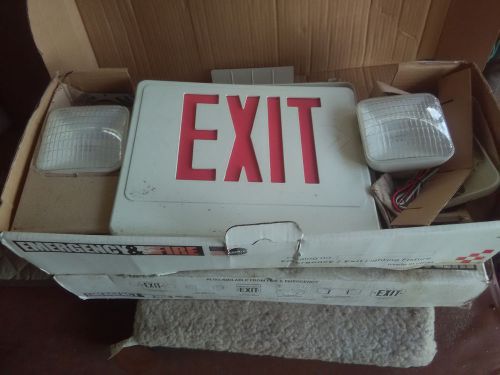 (2) Exit Sign &amp; Emergency Light – dual sided