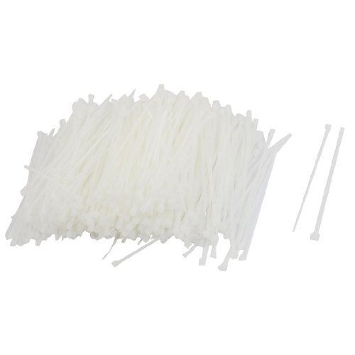 uxcell? 1000 Pcs 90mm x 2mm Self Locking Wire Cable Zip Tie 3.5&#034; White