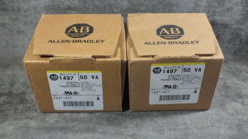 Lot Allen Bradley 1497-N27 X-183182 5OVA Transformer NO5 E38