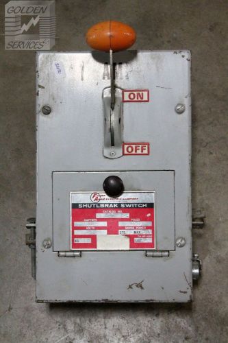 Frank Adam PPS A 332 A-C Shutlbrak Switch 30A 240V