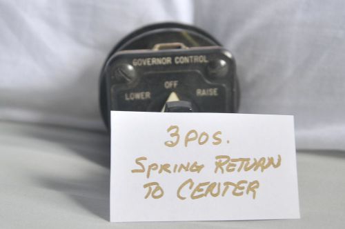 Electro switch corp.  3pos. (spring return to center) selector switch for sale