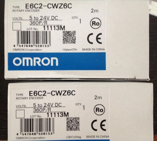 1PC OMRON  rotary encoder E6C2-CWZ6C 360P/R 5-24V DC 2 m  NEW In Box