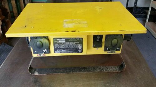 Construction electrical products portable power distributor unit model 6506g 50a