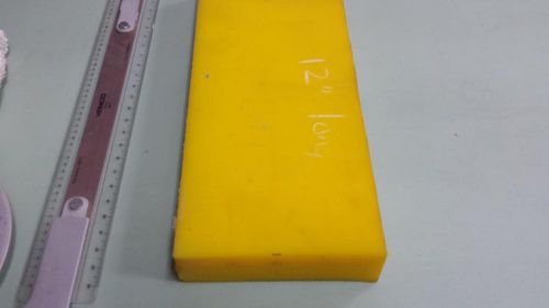 1-1/2&#034; x 4&#034; x 12&#034;  urethane / polyurethane 40 a yellow sheet p/n 11333 for sale