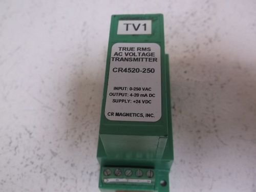 TRUE RMS CR4520-250 ACVOLTAGE TRANSMITTER *USED*