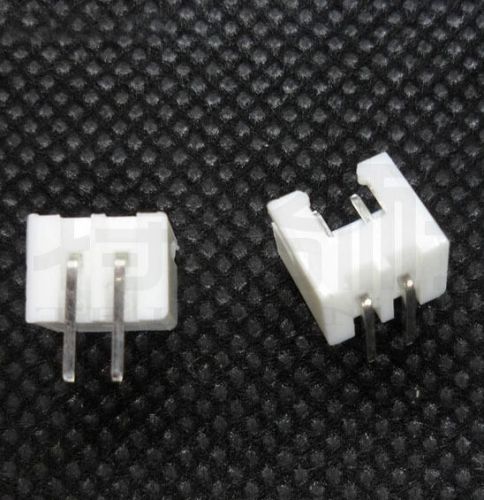 100PCS 2.54MM 1x2 2 Pin 2P 90 degree Bent Pin Connector Header Looper Socket