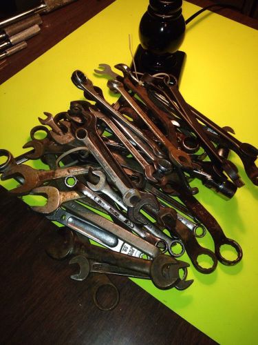 Misc Tool Lot  Various Sizes And Brands Wrenches