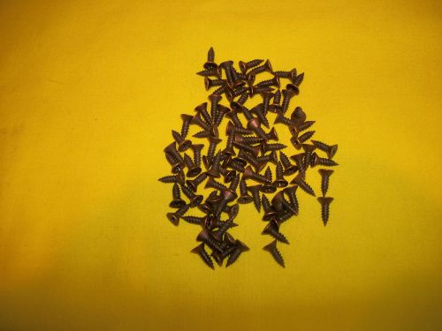 100 wood screws #6 x 1/2&#034; flat head phillips - 1950s chris craft boat factory for sale