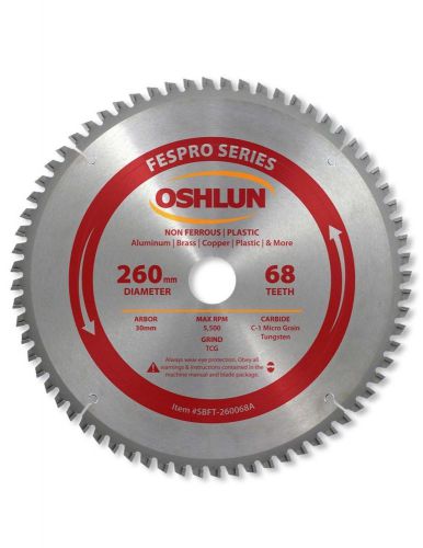 Oshlun SBFT-260068A   260mm x 68T Saw Blade For Festool Saws