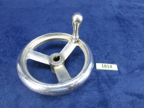 Atlas TV48 10&#034; Metal Lathe Apron or Tailstock Hand Wheel w/ Handle (#1814)