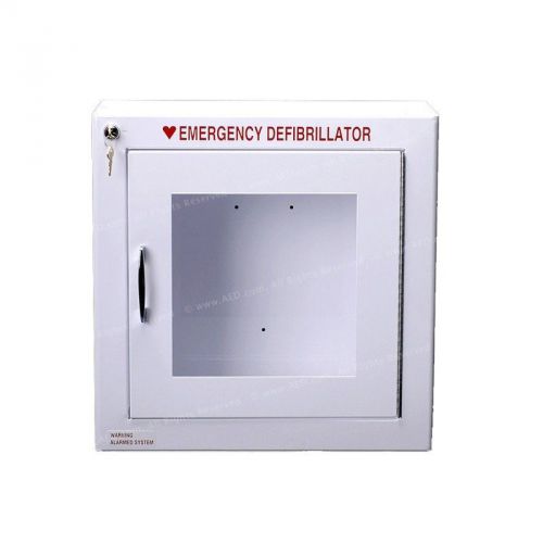 Zoll aed plus standard size cabinet - metal - white - 17.25&#034;h x 17.25&#034;w x 6.25&#034;d for sale
