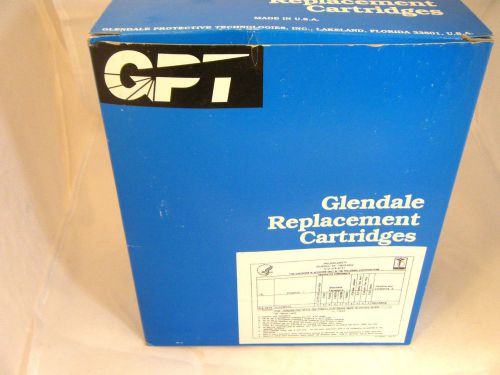 BOX GLENDALE RESPIRATOR REPLACEMENT CARTRIDGES C27P100 COMB. CART. NEW OLD STOCK
